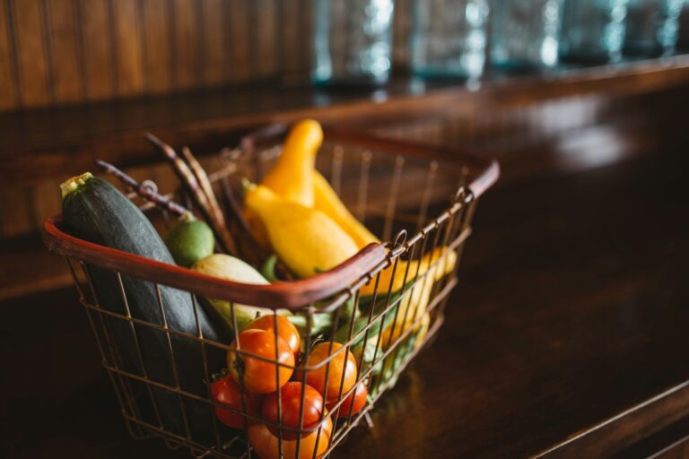 Fresh fruit and vegetables