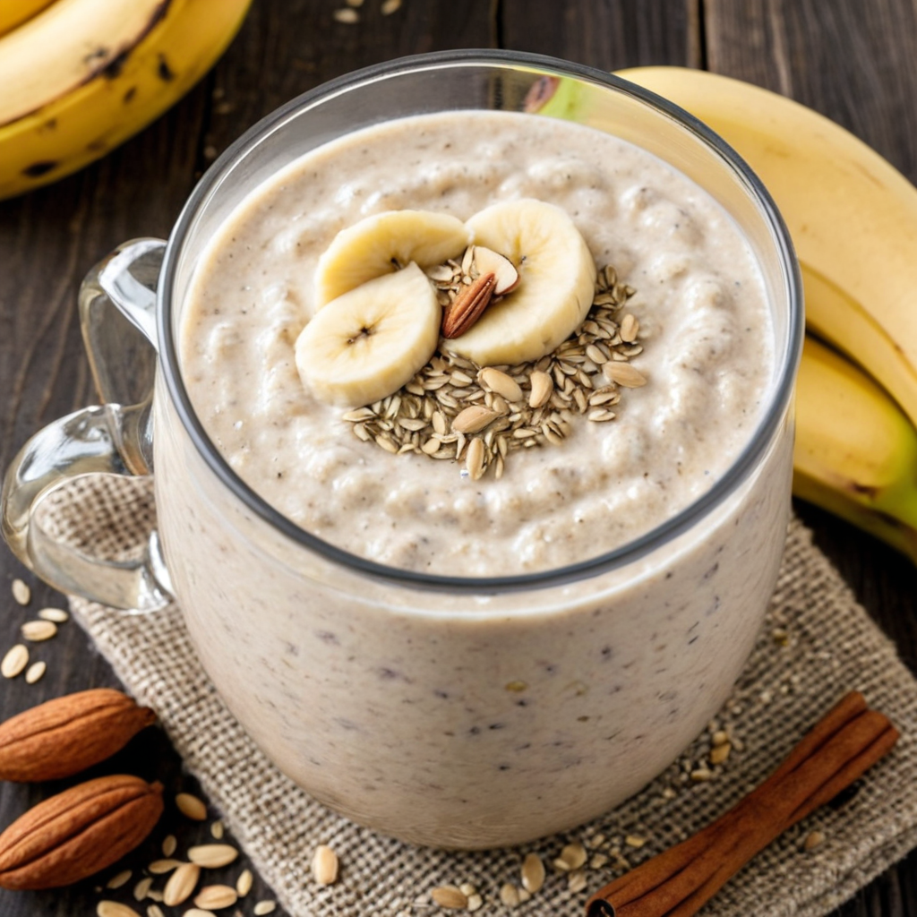 Creamy Oatmeal Gut-Healing Smoothie